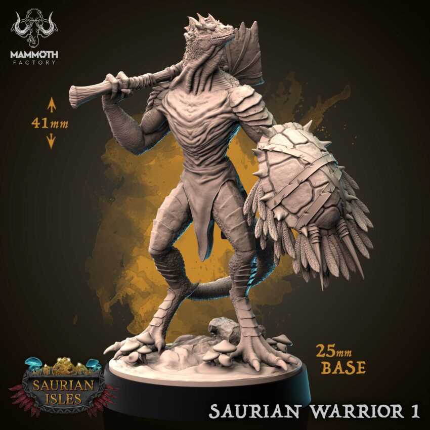 Saurian Warrior 1