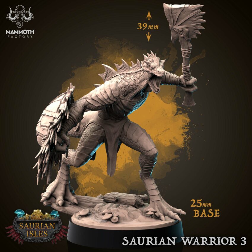 Saurian Warrior 3