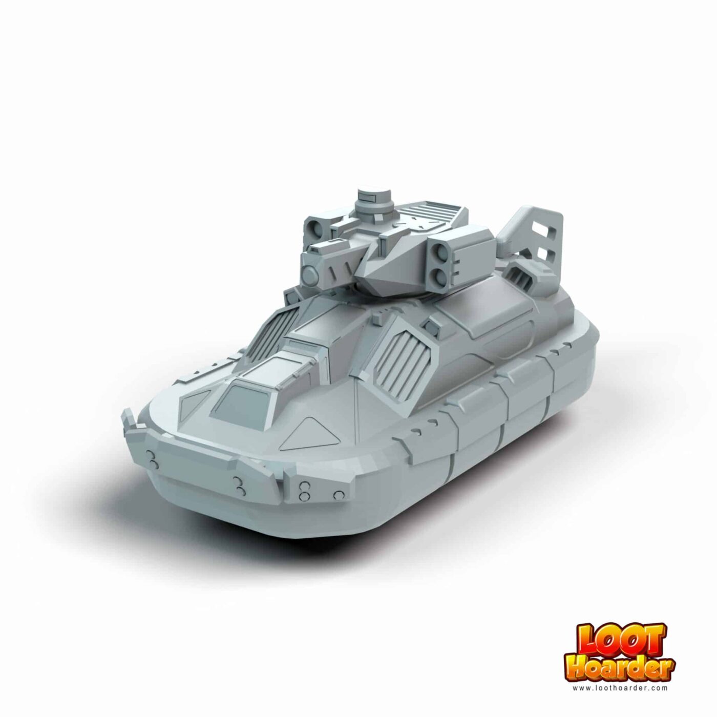 J. Edgar V2 combat vehicle in a neutral pose