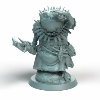 Croaker Look Helm Tabletop Miniature - Shellback Ritual - RPG - D&D