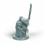 Croaker Pose Helm Tabletop Miniature - Shellback Ritual - RPG - D&D