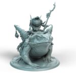 Toad Family Helm Tabletop Miniature - Shellback Ritual - RPG - D&D