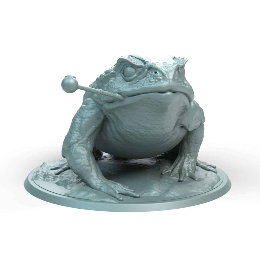 Toad Family Pipe Tabletop Miniature - Shellback Ritual - RPG - D&D