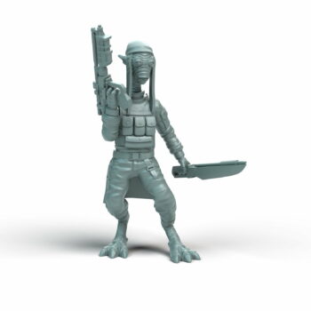 Commerce Guild Commando Leader Legion - Shatterrpoint Miniature