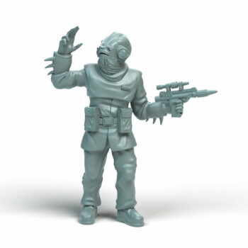 Fish Fleet Trooper Leader Legion - Shatterrpoint Miniature