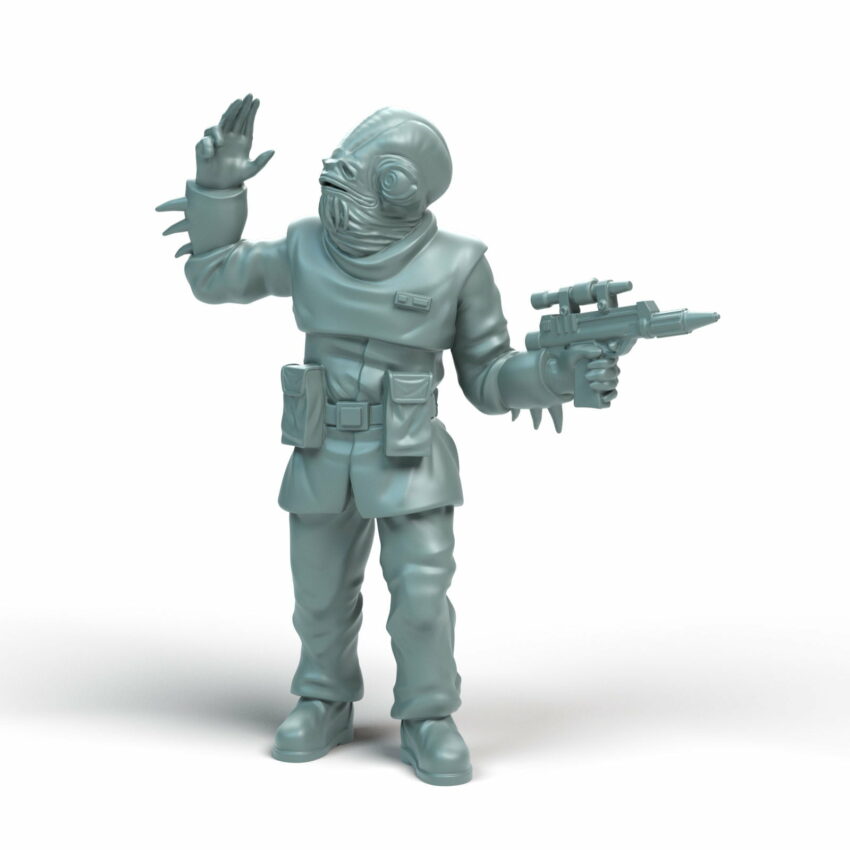 Fish Fleet Trooper Leader Legion - Shatterpoint Miniature