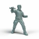Fulcrum hover tank 3D printed wargaming miniature sci-fi battlefield model
