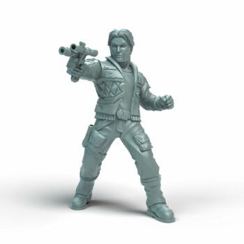 Fulcrum hover tank 3D printed wargaming miniature sci-fi battlefield model
