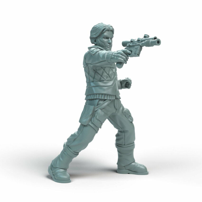 Fulcrum hover tank 3D printed wargaming miniature sci-fi battlefield model