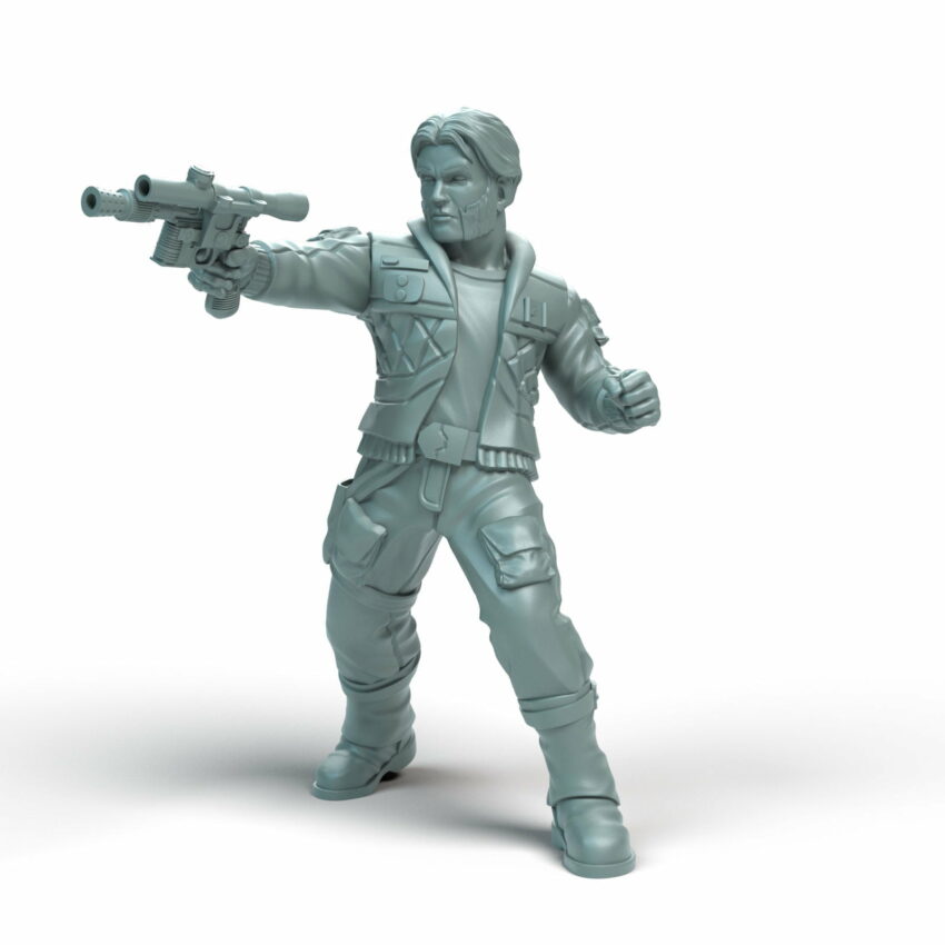Fulcrum hover tank 3D printed wargaming miniature sci-fi battlefield model