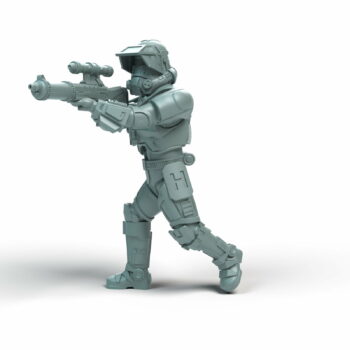 Old Troopers Trooper B Legion - Shatterrpoint Miniature