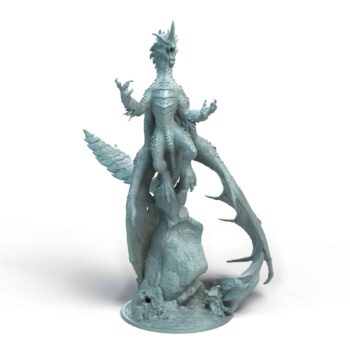 Blue Chromatic Dragon Legendary Tabletop Miniature - Sultan of Scales - RPG - D&D