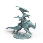 Dragonborn Mount Charge A Mount Tabletop Miniature - Sultan of Scales - RPG - D&D
