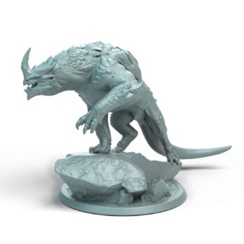 Dragonborn Mount Snarl Wild Tabletop Miniature - Sultan of Scales - RPG - D&D