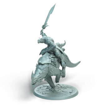 Dragonborn Mount Sprinta Wingless Tabletop Miniature - Sultan of Scales - RPG - D&D