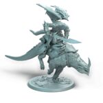 Dragonborn Mount Sprintb Tabletop Miniature - Sultan of Scales - RPG - D&D