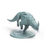 Dragonborn Mount Sprintb Wild Tabletop Miniature - Sultan of Scales - RPG - D&D