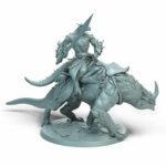 Dragonborn Mount Turnright Wingless Tabletop Miniature - Sultan of Scales - RPG - D&D