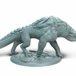 Dragonborn Mount Walk Wild Tabletop Miniature - Sultan of Scales - RPG - D&D