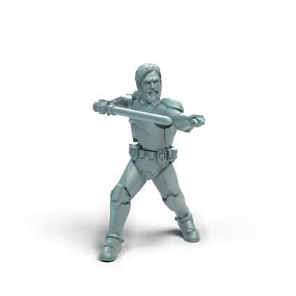 General Ken Armor Nocoat Legion - Shatterrpoint Miniature