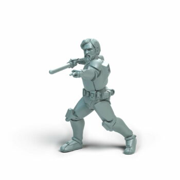 General Ken Armor Nocoat Legion - Shatterrpoint Miniature