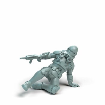 Lagoon Genetic Soldier  D Legion - Shatterrpoint Miniature