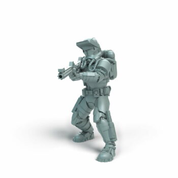 Lagoon Genetic Soldier Specialist  C Legion - Shatterrpoint Miniature