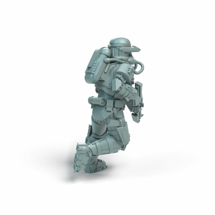 Lagoon Genetic Soldier Specialist  E Legion - Shatterrpoint Miniature