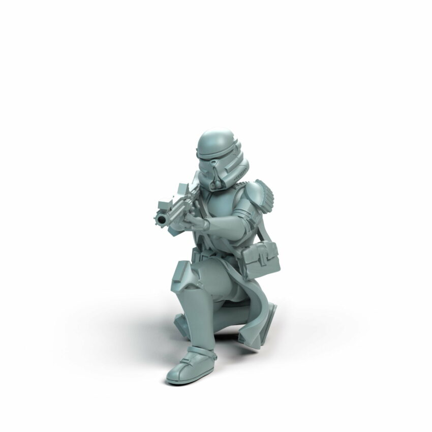 Airborne Genetic Soldiers  D Legion - Shatterrpoint Miniature