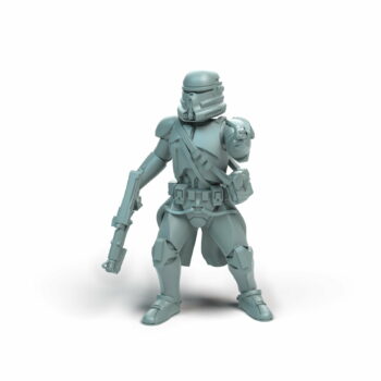 Airborne Genetic Soldiers Leader Legion - Shatterrpoint Miniature