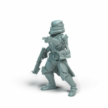 Airborne Genetic Soldiers Leader Legion - Shatterrpoint Miniature