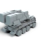 Lrmc Wheeled Battletech Miniature - Mechwarrior