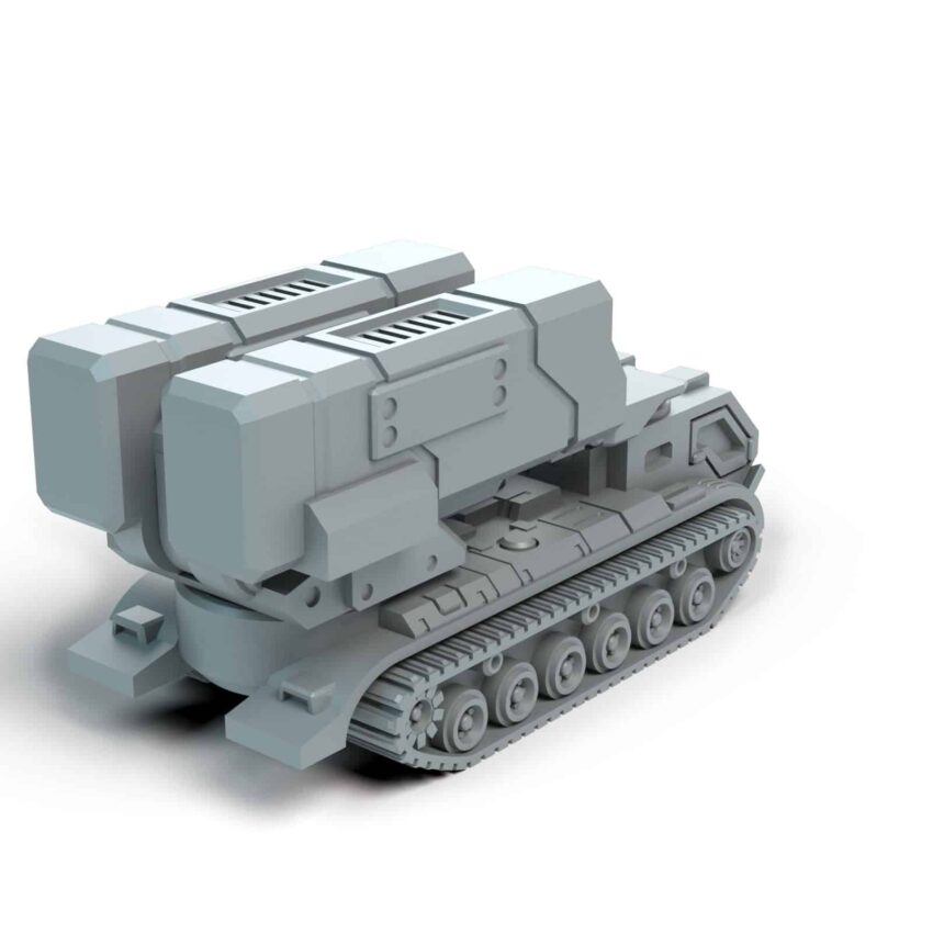 Lrmcw Tracked Battletech Miniature - Mechwarrior