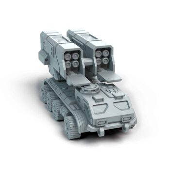 Lrmcw Wheeled Battletech Miniature - Mechwarrior