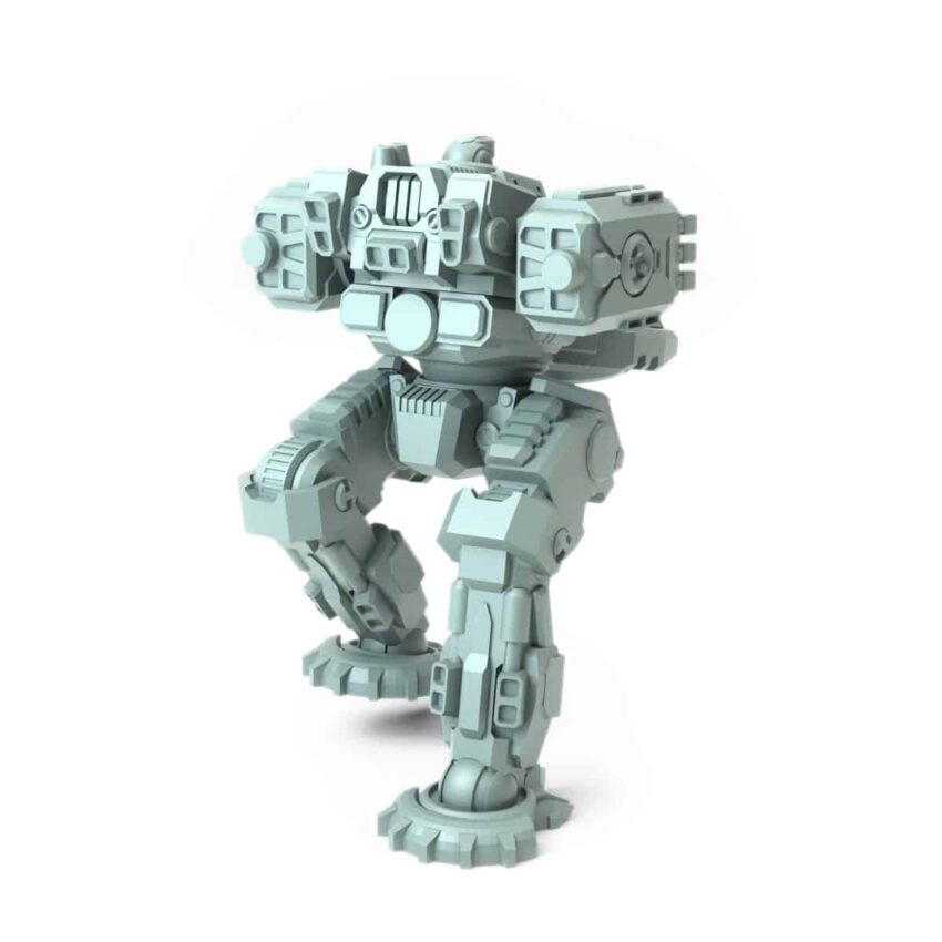 Jenner Walking Open Pods Battletech Miniature - Mechwarrior