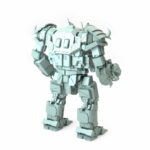 Atlas-As G-W-Lgd-Tyrant-Freestanding-Repaired BattleTech Miniature
