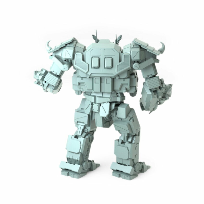 Atlas-As G-W-Lgd-Tyrant-Posed-Repaired BattleTech Miniature