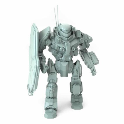 Black-Knight-Bl-X-Knt- B-Red-Reaper-Ii-Posed-Repaired BattleTech Miniature