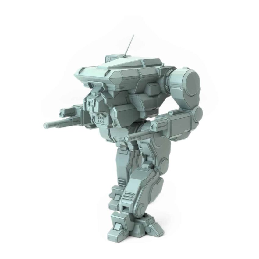 Masakari-Warhawk-I-Posed-Repaired-Repaired BattleTech Miniature