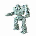 Warhammer-Iic- B-Posed-Repaired-Repaired BattleTech Miniature