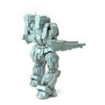 Warhammer-Iic- B-Posed-Repaired-Repaired BattleTech Miniature