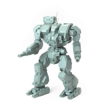 Warhammer-Whm- GA-Posed-Repaired BattleTech Miniature