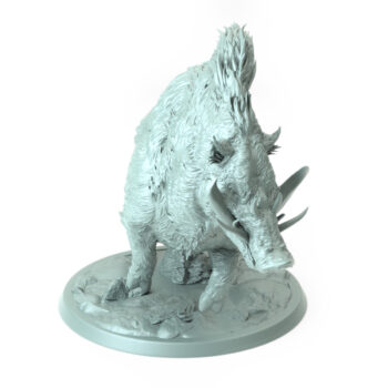 Orc Boar Charge Wild Tabletop Miniature - Northern Orcs - RPG - D&D