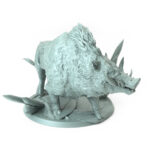 Orc Boar Look Wild Tabletop Miniature - Northern Orcs - RPG - D&D
