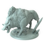 Orc Boar Run Wild Tabletop Miniature - Northern Orcs - RPG - D&D