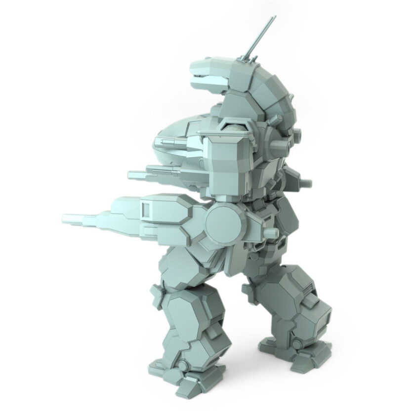 Annihilator-Anh-Gz-Gausszilla-Posed BattleTech Miniature
