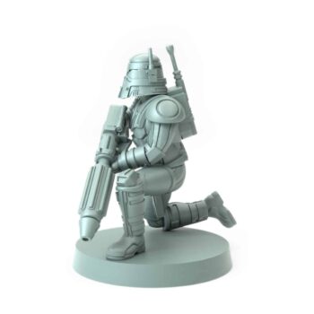 Ancient Dark Trooper Specialist  A Legion - Shatterpoint Miniature
