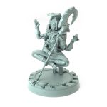 3D-printed Arch Researcher mini for fantasy games