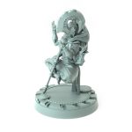 3D-printed Arch Researcher mini for fantasy games