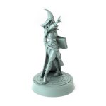 3D-printed wizard miniature Aurelia walking pose fantasy figure